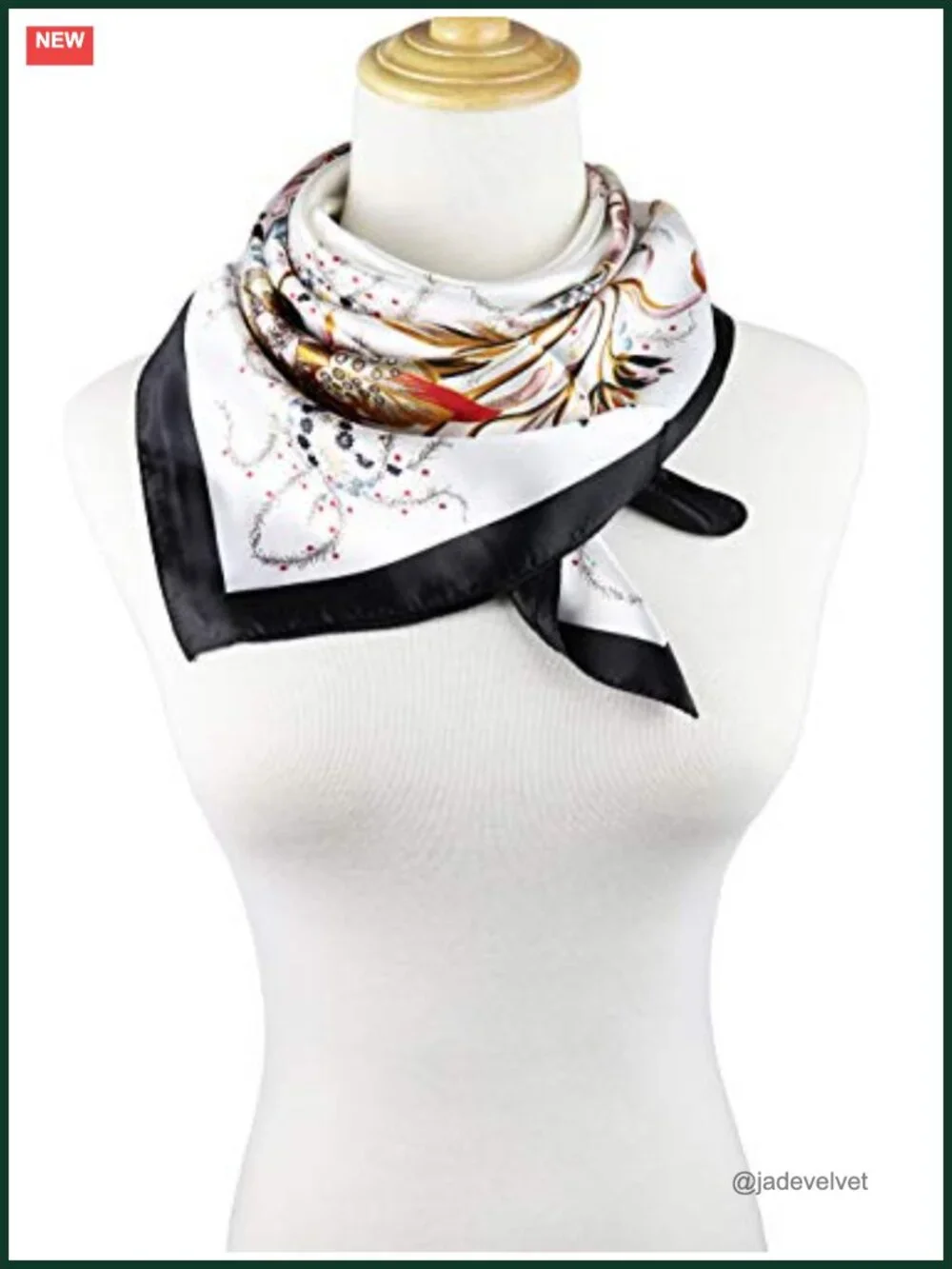 Satin Head Scarf for Women 35x35 Silk Feel Hair Wrap Bandana
